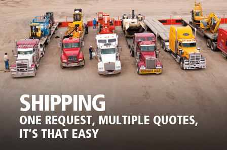Shipping: One Request, Multiple Quotes. It's that easy.