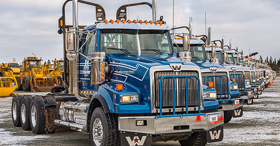 Western Star truck tractor at Ritchie Bros. Prince George auction in November 2015 Western Star truck tractor at Ritchie Bros. Prince George auction in November 2015