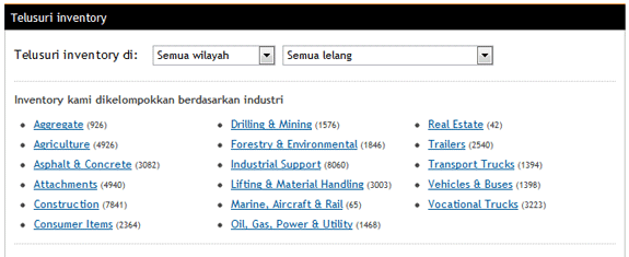 Pilih salah satu industri